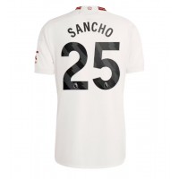Pánský Fotbalový dres Manchester United Jadon Sancho #25 2023-24 Třetí Krátký Rukáv